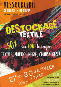 ressourcerie-zero-neuf destockage textile 