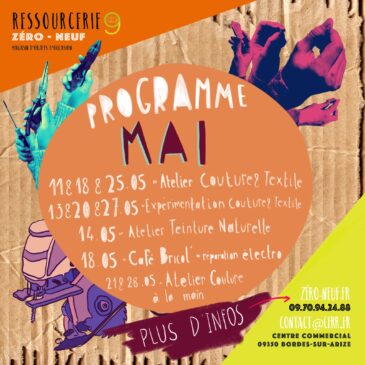 Programme de mai !