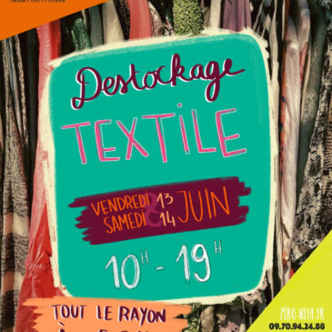 Destockage textile juin 2025