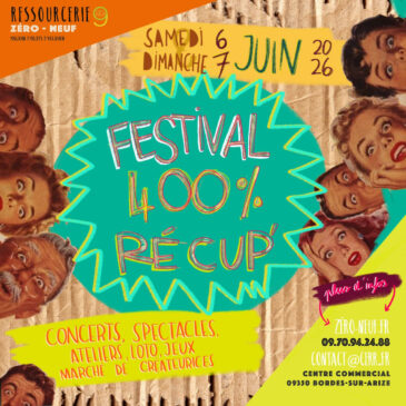 Le festival 400% récup a besoin de vous !