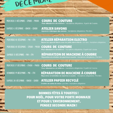 Programme de Décembre 2025
