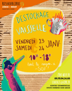 destockage vaisselle ressourcerie bordes sur arize