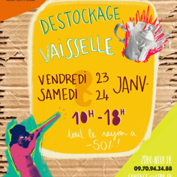 On vide le rayon vaisselle !