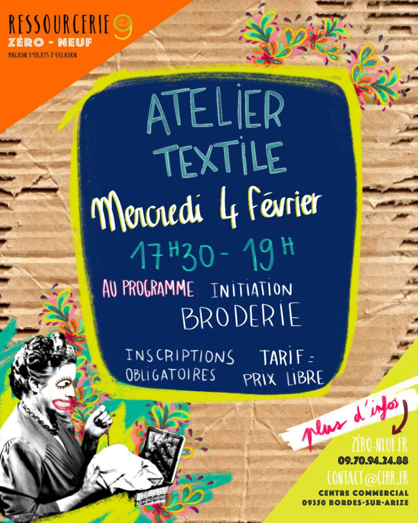 cours de broderie ariège