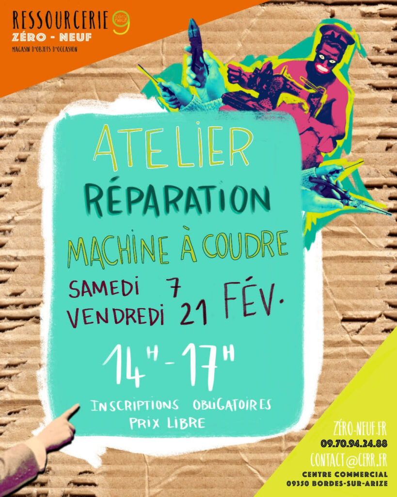reparation de machine à coudre ariege