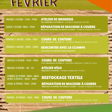 Le programme de Février !