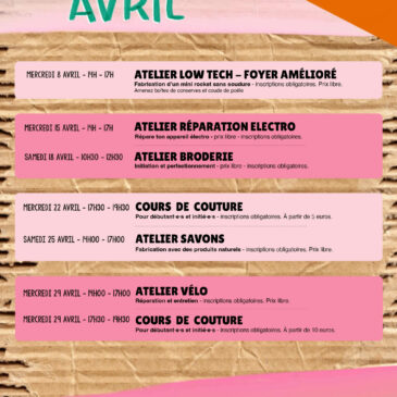 Programme Avril 2026