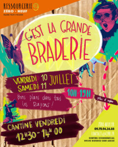 braderie ressourcerie zerp neuf cantine à prix libre