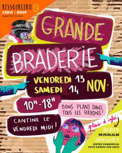 braderie 13 et 14 novembre 2026 ressourcerie zero neuf ariege