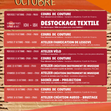 Programme d&rsquo;Octobre 2026